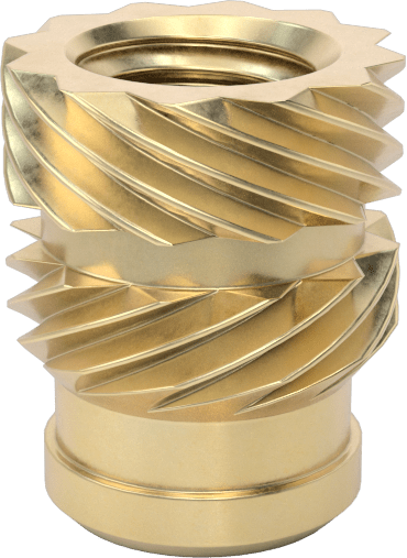 Brass Threaded Inserts – M3 mm – Brass – Natural Finish