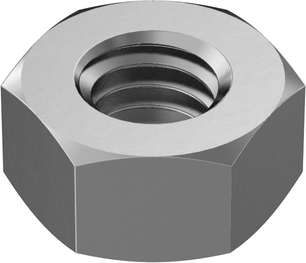 Hex Nuts – M6 mm – MS – Zinc Plated Finish