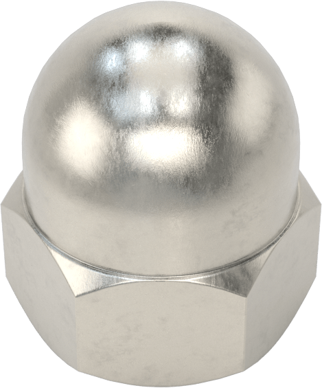 Dome Nuts – M5 mm – MS – Zinc Plated Finish
