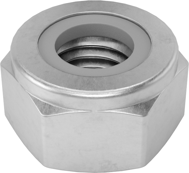 Nyloc Nuts – M10 mm – SS304 – Natural Finish