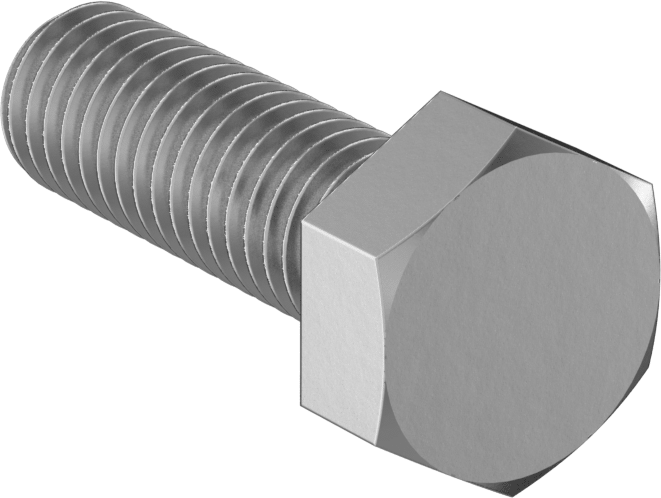 Hex Bolts – M8  x  55 mm – SS304 – Natural Finish