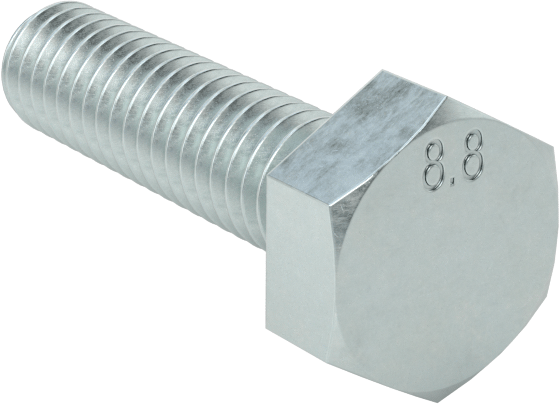 Hex Bolts – M4  x  45 mm – MS – Zinc Plated Finish