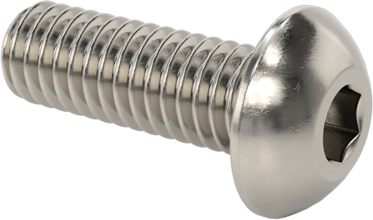 Allen Button Head – M4  x  8 mm – SS304 – Natural Finish