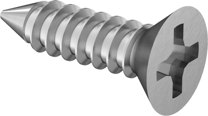 Self-Tapping CSK – No.8(4.2mm) X 25 mm – SS304  – Natural Finish