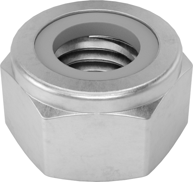 Nyloc Nuts – M12 mm – SS304 – Natural Finish