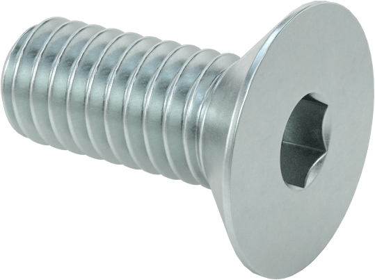 Allen CSK – M5  x  10 mm – MS – Zinc Plated Finish