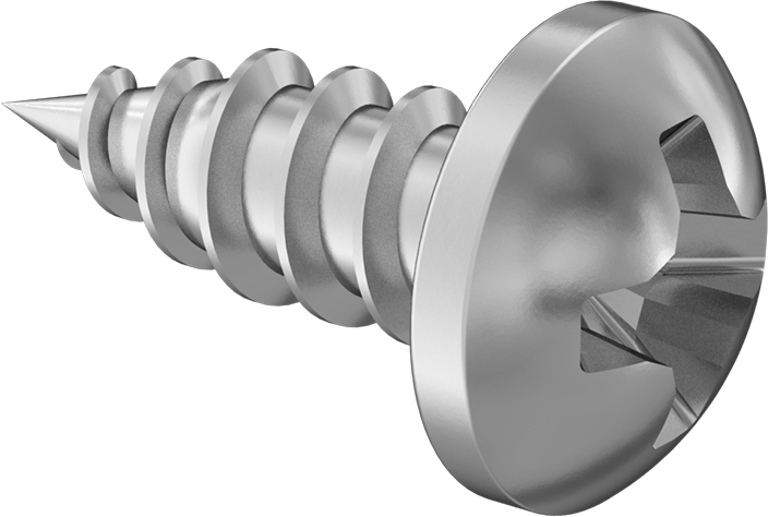 Self-Tapping Pan Head –  (No.6) 4.2 x 19 mm – SS304 – Natural Finish